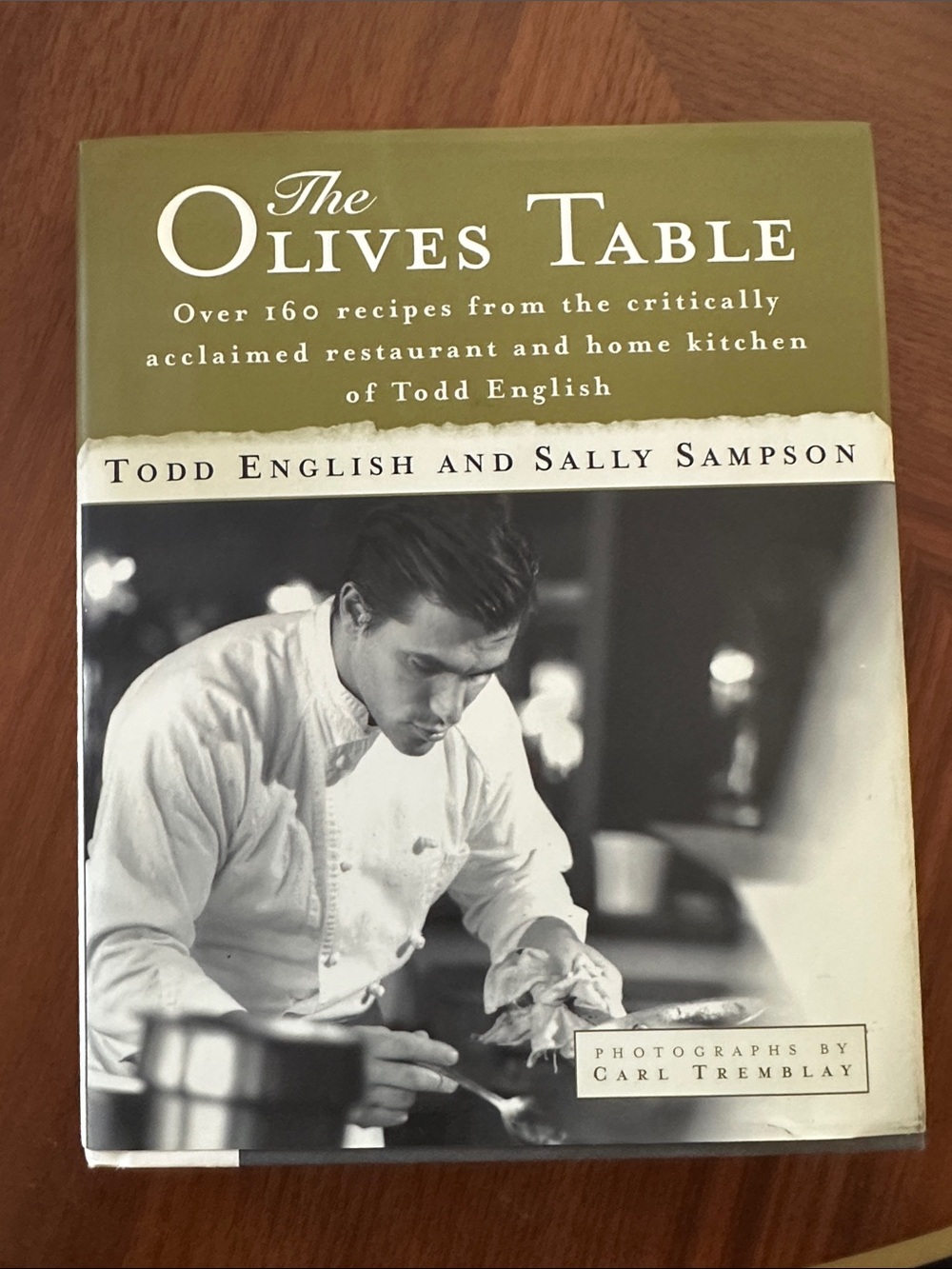 The Olives Table Cookbook by Todd English - Olive Green & Black
